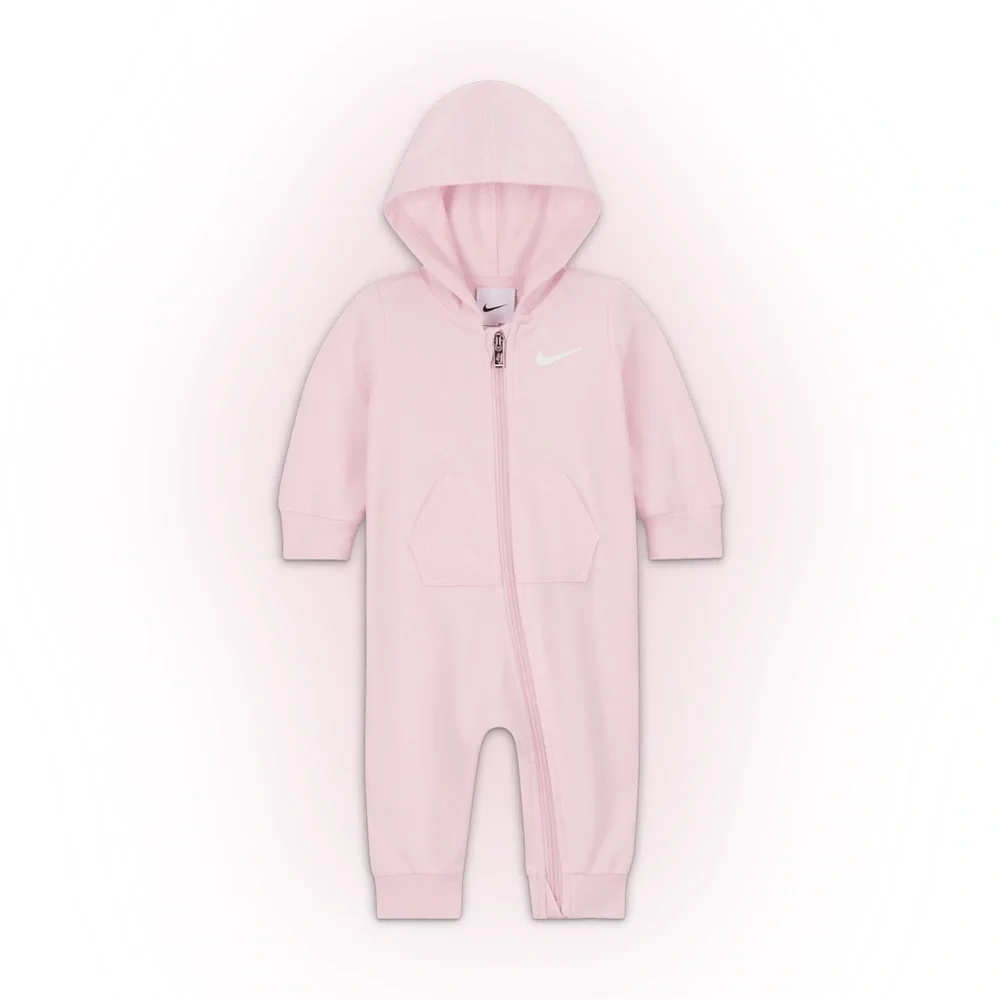 Nike - Baby Essentials - Pink Foam Hooded Coverall - BNWT!